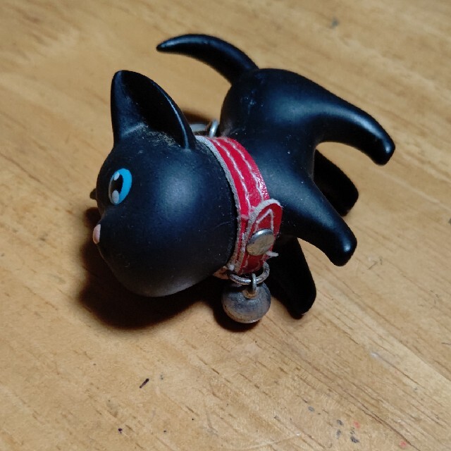 黒猫のキーホルダー エンタメ/ホビーのおもちゃ/ぬいぐるみ(キャラクターグッズ)の商品写真