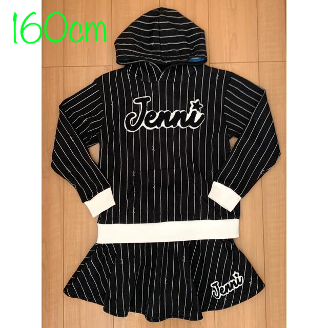 JENNI(ジェニィ)のsister Jenni セットアップ BLACK 160cm キッズ/ベビー/マタニティのキッズ服女の子用(90cm~)(Tシャツ/カットソー)の商品写真