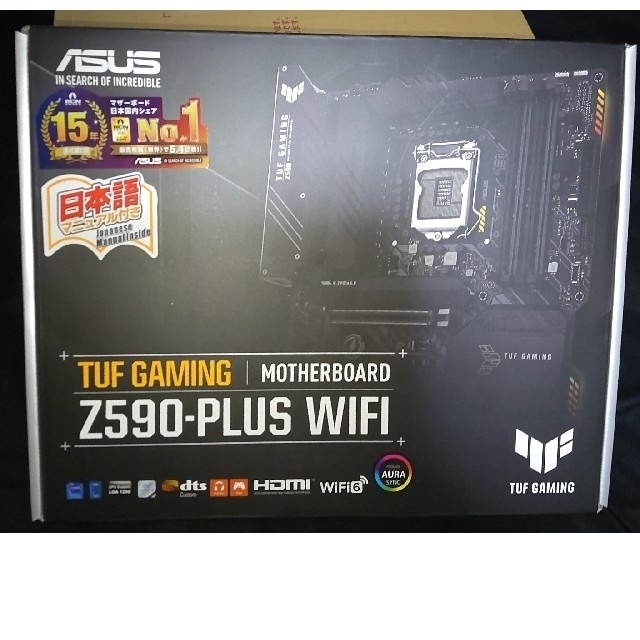 ASUS(エイスース)のasus TUF geming Z590 puls wifi スマホ/家電/カメラのPC/タブレット(PCパーツ)の商品写真