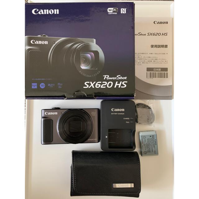 爆買い在庫】 Canon PowerShot SX620 HS ブラック 送料無料 UX8fh ...