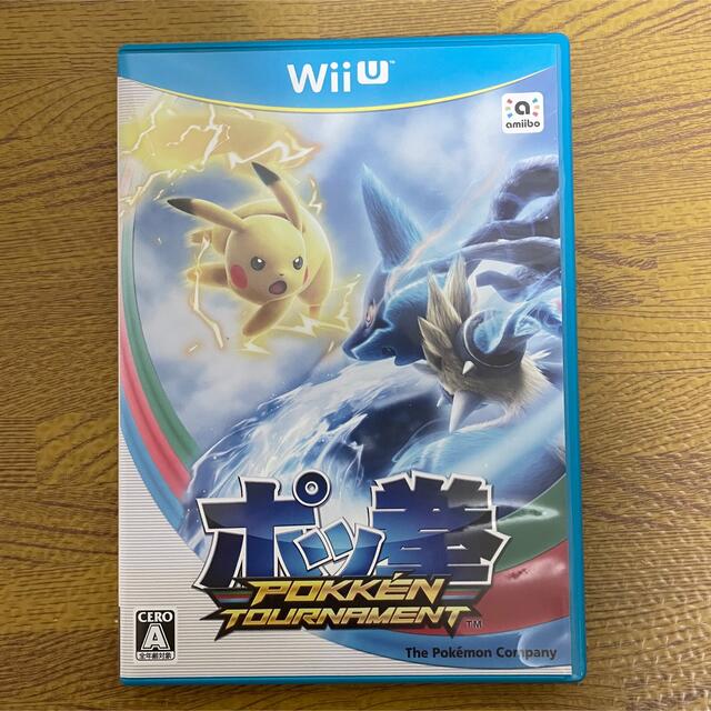 Wii U(ウィーユー)の【中古】ポッ拳　Wii U エンタメ/ホビーのゲームソフト/ゲーム機本体(家庭用ゲームソフト)の商品写真