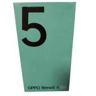 オッポ(OPPO)の【新品】OPPO Reno5 A simフリー アイスブルー(スマートフォン本体)