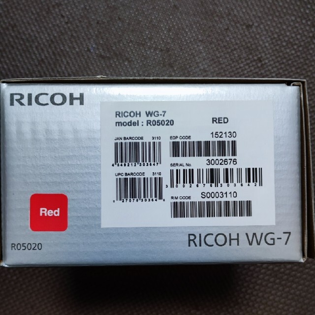 【新品】リコー RICOH WG-7