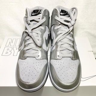 NIKE DUNK HIGH ナイキ ダンク ハイ カスタム シルバー/ブラック