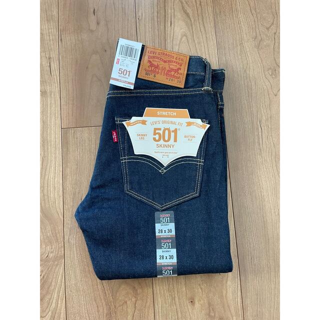 【28】Levis リーバイス 501 skinny indigo デニム