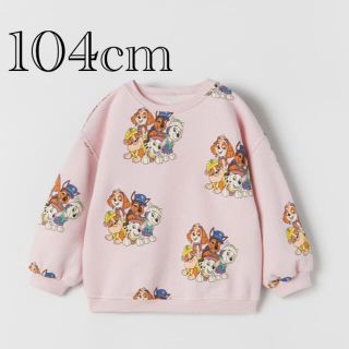 ザラキッズ(ZARA KIDS)の《新作》新品　パウパトロール　ラウンドネックスウェットシャツ　3-4歳104cm(Tシャツ/カットソー)