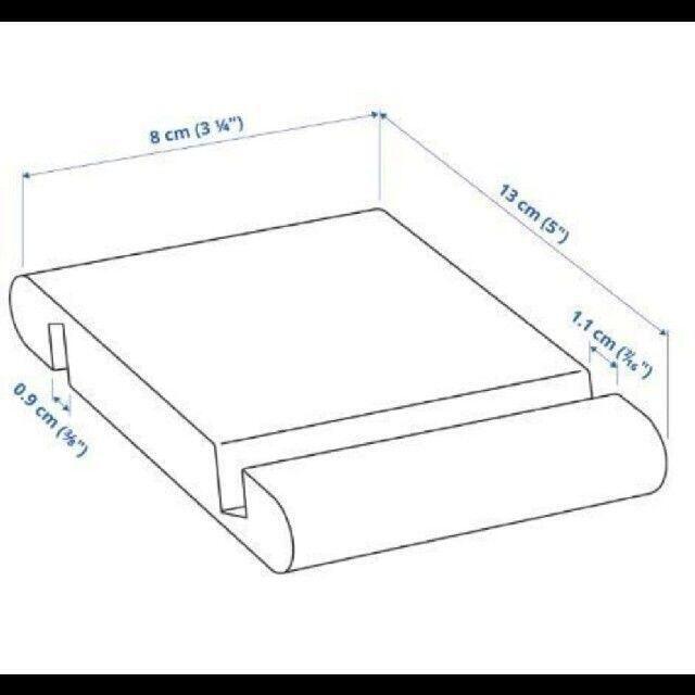 IKEA(イケア)の【２個】IKEA スマホスタンドBERGENESタブレットスタンド携帯スタンド インテリア/住まい/日用品のインテリア小物(置物)の商品写真