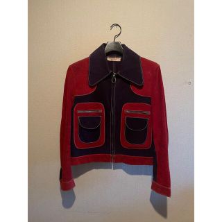 サンローラン(Saint Laurent)のvintage クラフトレザージャケット(レザージャケット)