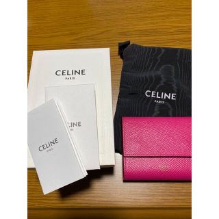 セフィーヌ(CEFINE)のセリーヌ  トリフォールド　ウォレット（ピンク）(財布)