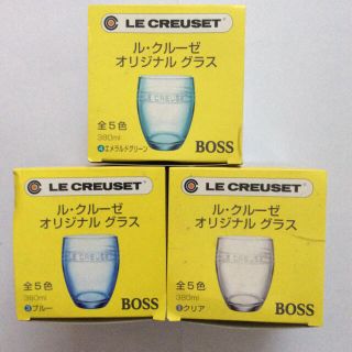 ルクルーゼ(LE CREUSET)のBOSS  ル・クルーゼ オリジナルグラス 3色(グラス/カップ)