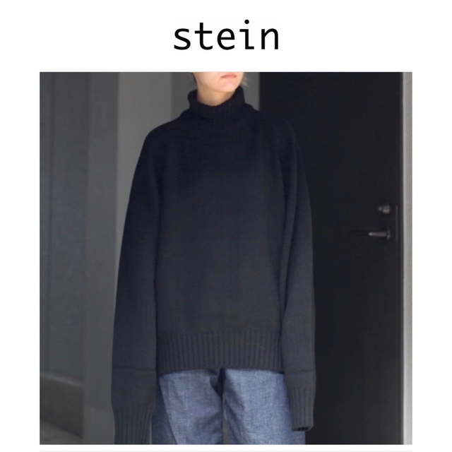 メンズstein EX FINE LAMBS LOOSE HIGH NECK KNIT