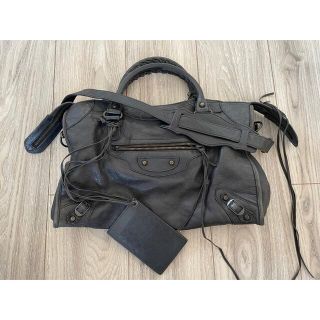 バレンシアガバッグ(BALENCIAGA BAG)の正規品 バレンシアガ クラシックシティ ハンドバッグ レザー ブラック 2WAY(ハンドバッグ)