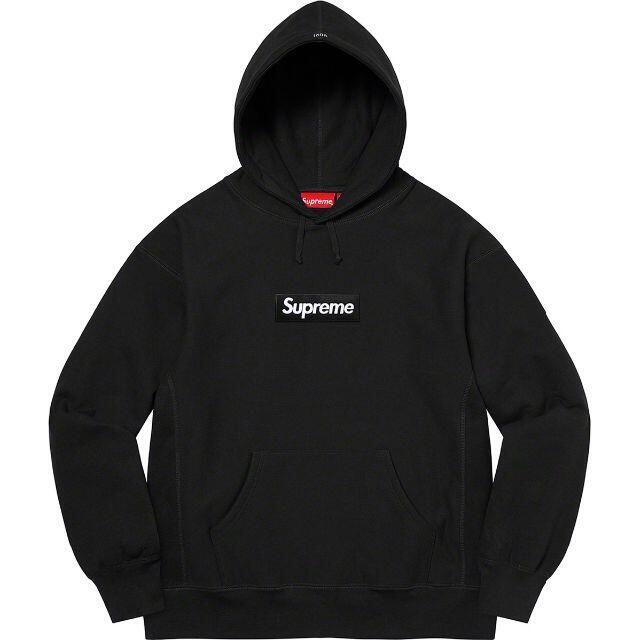 送込 XXL Box Logo Hooded Sweatshirt ブラック 黒