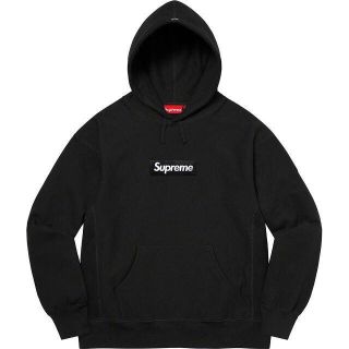 シュプリーム(Supreme)の送込 XXL Box Logo Hooded Sweatshirt ブラック 黒(パーカー)