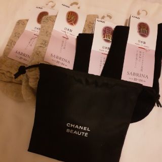 シャネル(CHANEL)のご専用☆シャネル　巾着　　靴下4足(ポーチ)