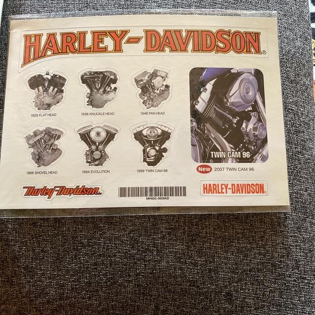 Harley Davidson(ハーレーダビッドソン)のハーレーダビッドソン マグネットシート　ステッカー 自動車/バイクのバイク(ステッカー)の商品写真