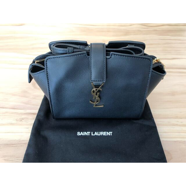 新品未使用品　SAINT LAURENT カバストイ　ミニ　黒　スムーズレザー