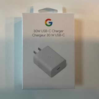 グーグル(Google)の【新品・未開封】Google純正 30W USB-C 充電器(バッテリー/充電器)