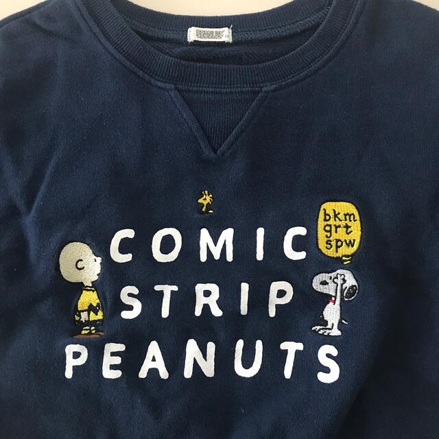 PEANUTS(ピーナッツ)のスヌーピー　トレーナー　110cm キッズ/ベビー/マタニティのキッズ服男の子用(90cm~)(Tシャツ/カットソー)の商品写真