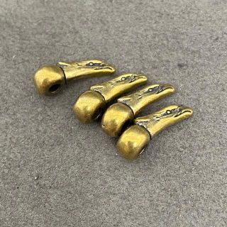 イーグルヘッドビーズ ゴールドビーズ 頭金イーグル ビーズ イーグルネックレス(ネックレス)