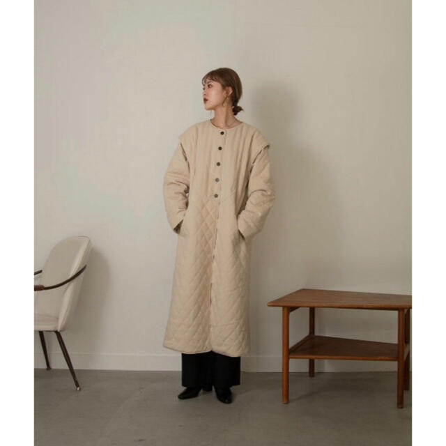amiur Amiur エミレ バイカラーキルティングコート - www.labheart.org