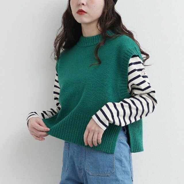 上質仕様 CHILD WOMAN チャイルドウーマン ニットベスト ベスト/ジレ