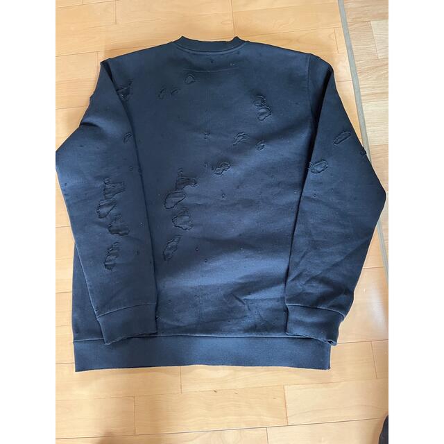 ジバンシィ GIVENCHY スウェット デストロイ加工 XS ブラック ジバンシィ GIVENCHY スウェット デストロイ加工 XS ブラック