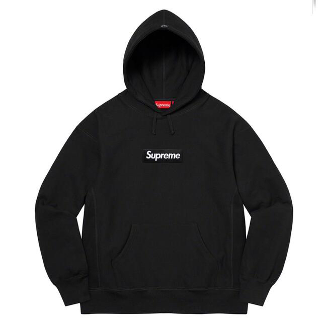 Supreme - Supreme Box Logo Hooded Black White セット