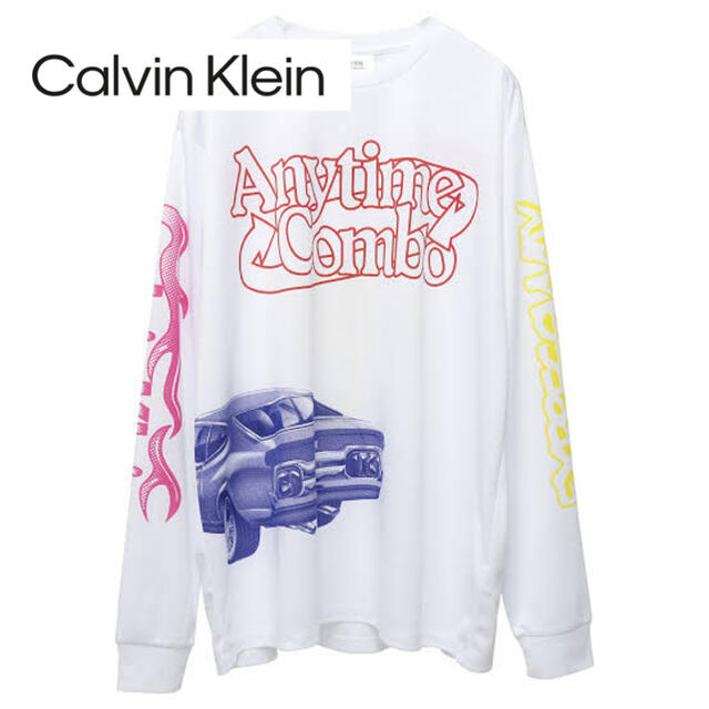 有名ブランド 新品 カルバンクライン CALVIN KLEIN ロンT Tシャツ/カットソー(七分/長袖)