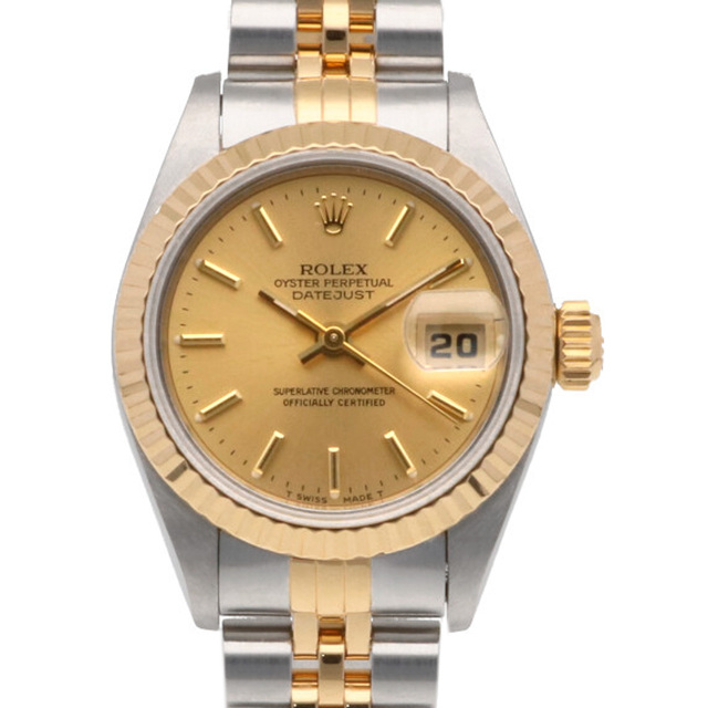 ROLEX(ロレックス)の【1年保証】

ロレックス ROLEX デイトジャスト 腕時計 U番 1997年式 ギャランティ ステンレススチール  中古 レディースのファッション小物(腕時計)の商品写真