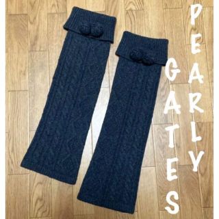 パーリーゲイツ(PEARLY GATES)のパーリーゲイツ　ケーブルニット　レッグウォーマー　防寒(ウエア)