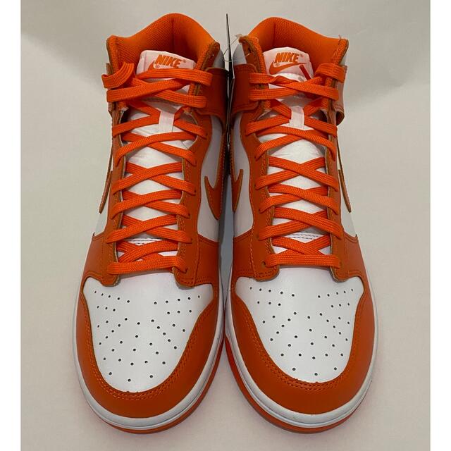 メンズNIKE DUNK HIGH "ORANGE BLAZE" 28cm