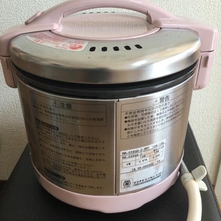 都市ガス炊飯器　限定色　ピンク　3、5合　リンナイ(炊飯器)