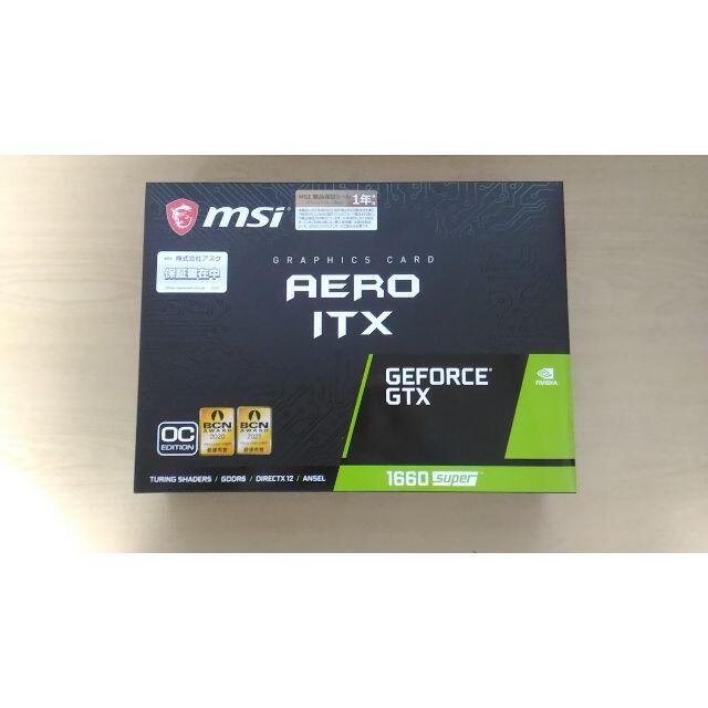 ご予約品】 GTX GeForce 新品未開封 1660 OC ITX AERO SUPER PCパーツ