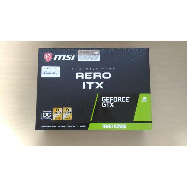 新品未開封 GeForce GTX 1660 SUPER AERO ITX OC2スロット幅