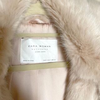 ザラ(ZARA)のZARA フェイクファーコート　値下げしました(毛皮/ファーコート)