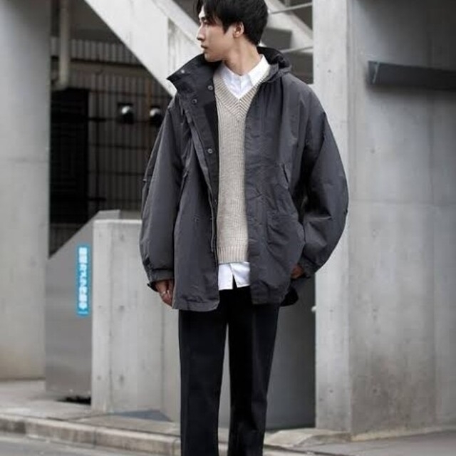 ATON 21aw Air Ventile Short Mods Coat