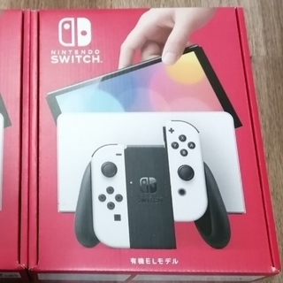 ニンテンドースイッチ(Nintendo Switch)のスイッチ 本体 有機el ホワイト   未使用(家庭用ゲーム機本体)