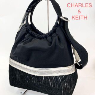 チャールズアンドキース(Charles and Keith)のCharlse&Keith 2way ショルダーバッグ ハンドバッグ 7004(ハンドバッグ)