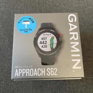 ガーミン(GARMIN)の【新品未開封】 GARMIN アプローチ S62 CT10(3個セット)付き(ゴルフ)