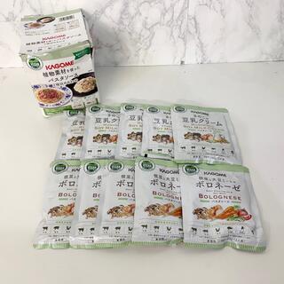 カゴメ(KAGOME)のカゴメ ヴィーガン パスタソース 10食 ボロネーゼ 豆乳クリーム 植物素材(レトルト食品)