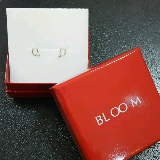 BLOOM(ブルーム)のK10 white gold ピアス レディースのアクセサリー(ピアス)の商品写真