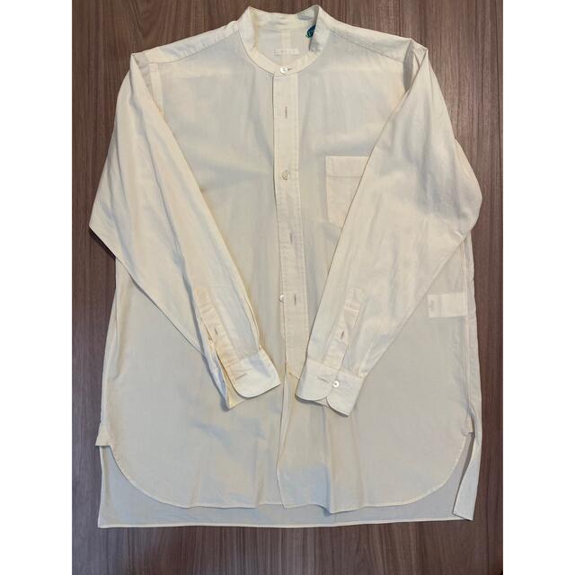 COMOLI(コモリ)のCOMOLI Band Collar Shirt Ecru  メンズのトップス(シャツ)の商品写真