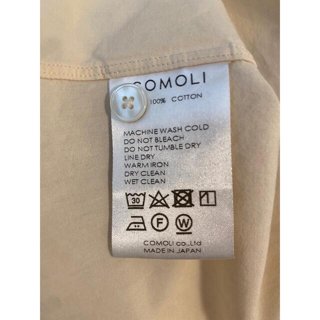 COMOLI(コモリ)のCOMOLI Band Collar Shirt Ecru  メンズのトップス(シャツ)の商品写真