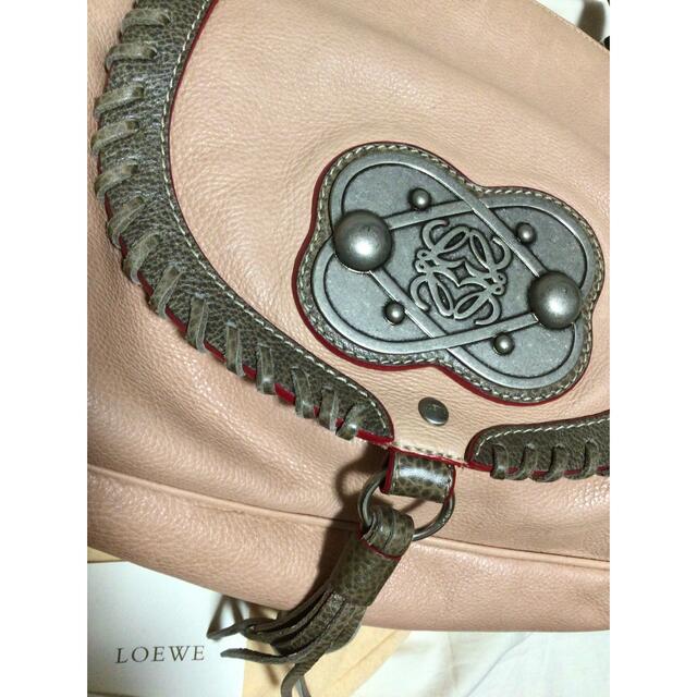 LOEWE - 美品 ロエベ ハンドバッグ メタルプレート タッセル LOEWE - 美品 ロエベ ハンドバッグ メタルプレート タッセル