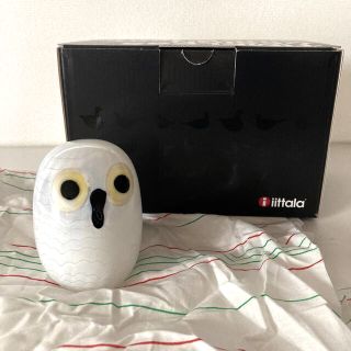 イッタラ(iittala)の新品未使用●イッタラ バード 白フクロウ Northern Owl White(置物)