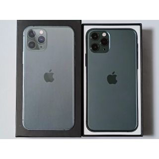 アイフォーン(iPhone)のApple iPhone 11 Pro Midnight Green 64GB(スマートフォン本体)