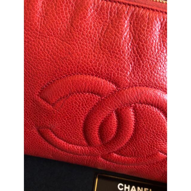 CHANEL(シャネル)のシャネル　キャビアスキンポーチ レディースのファッション小物(ポーチ)の商品写真