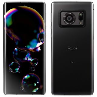 シャープ(SHARP)の【新品未開封】AQUOS R6 SH-M22 ブラック SIMフリー DSDV(スマートフォン本体)