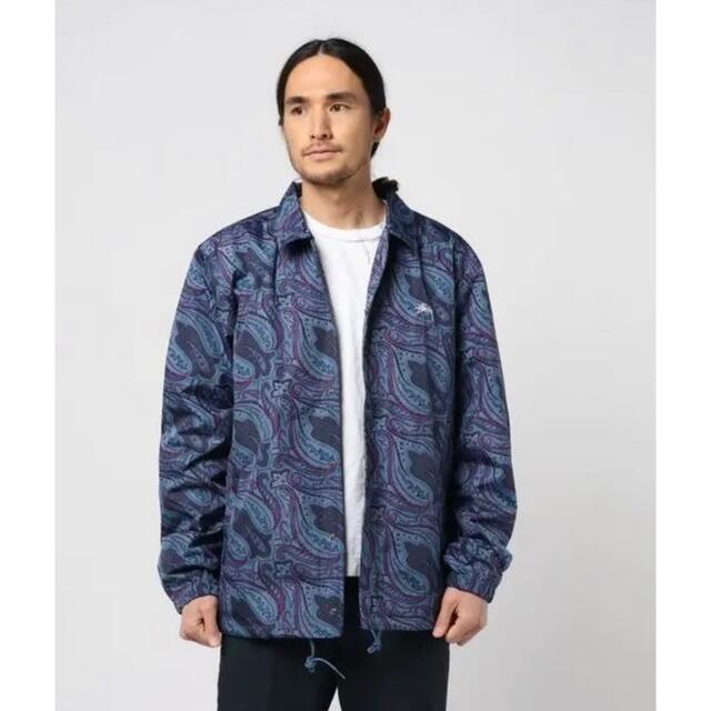 stussy ペイズリーコーチジャケット